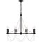 Quoizel Brigitta Chandelier 8 Lights Matte Black BGA5030MBK - alternate 5